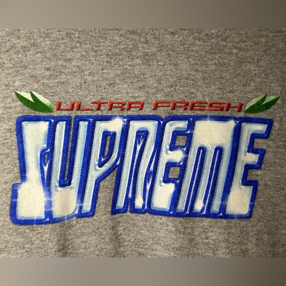Supreme Ultra Fresh 2020 Authentic T Shirt M Made In The USA Gray EUC Unisex - Picture 4 of 6